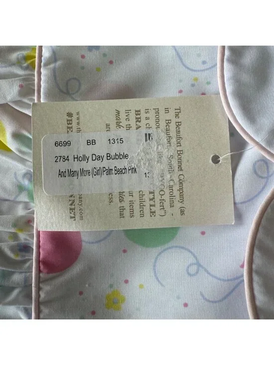 THE BEAUFORT BONNET COMPANY Balloons Romper Girls 2T 2 NEW Holly Day Bubble NWT - Picture 8 of 10